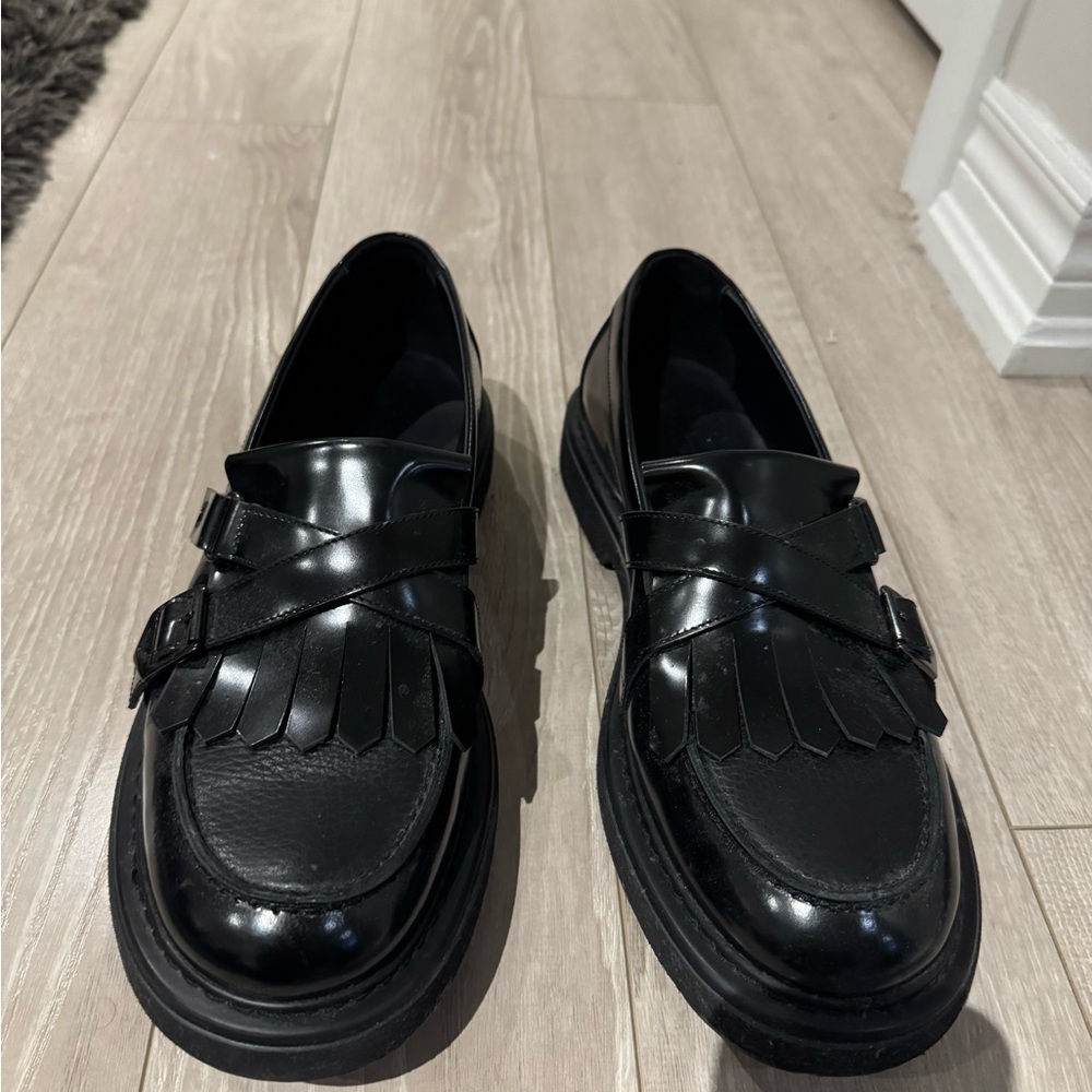 Emporio Armani Black Loafers